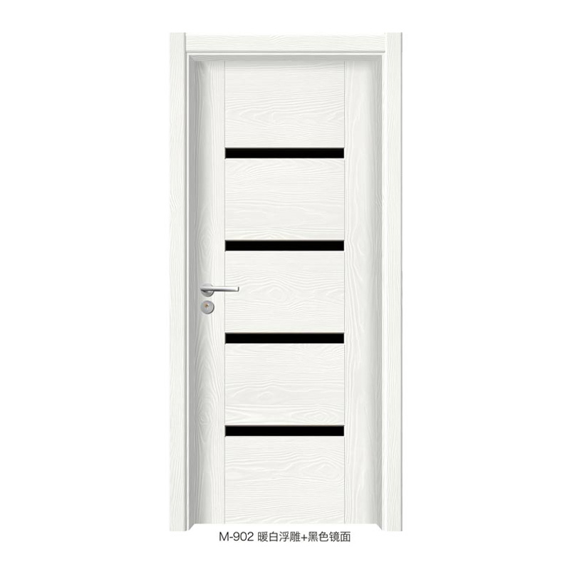 门业图片-拼装系列M-902 暖白浮雕+黑色镜面拼装系列图片